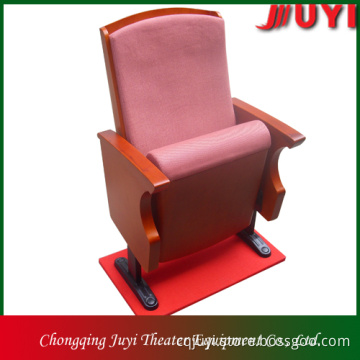 JY-608 Factory price wooden armrest chair for church chairs customizable church chair